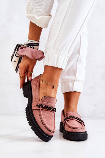 Sapatos de camurça La.Fi cor rosa Jenefer