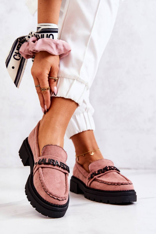 Sapatos de camurça La.Fi cor rosa Jenefer
