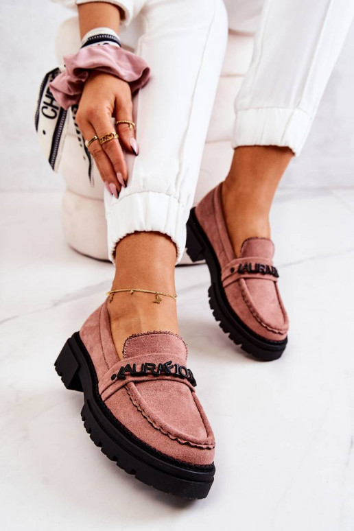 Sapatos de camurça La.Fi cor rosa Jenefer