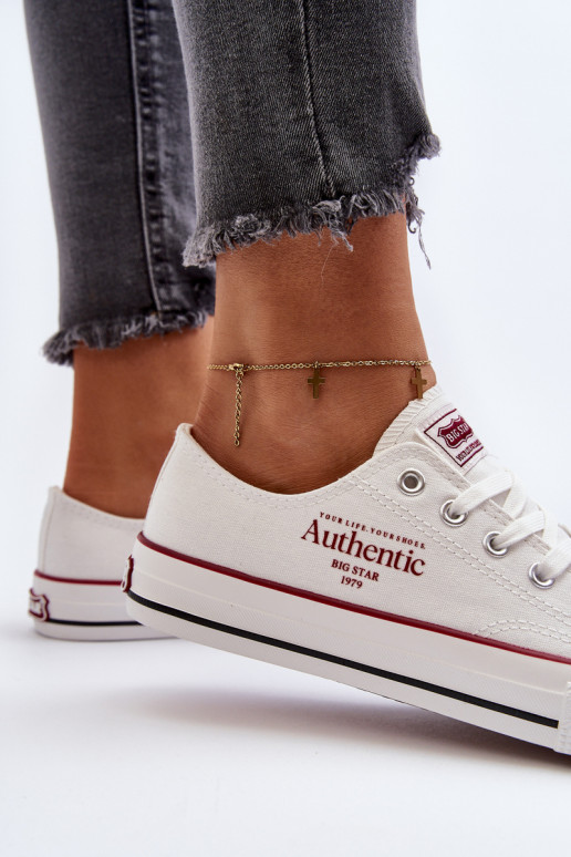 Sapatos femininos Big Star branco Sapatos femininos Big Star branco