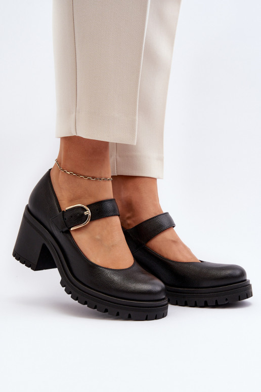 Botas na cor preta Zazoo