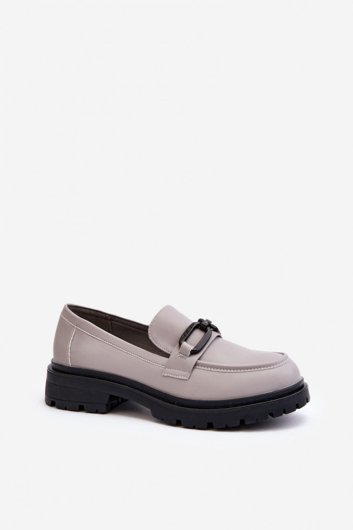 Mocassins cor cinza Imbleria