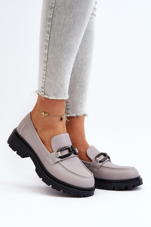 Mocassins cor cinza Imbleria