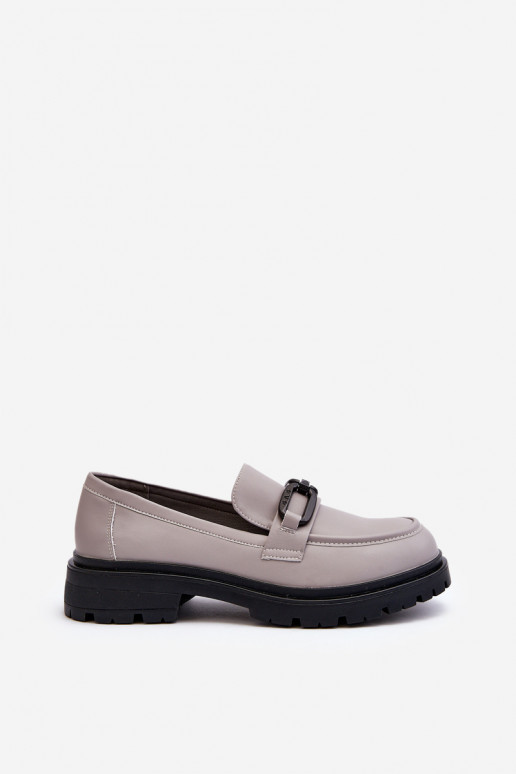 Mocassins cor cinza Imbleria