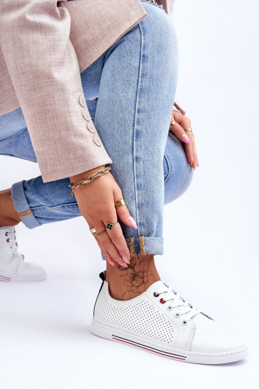 Sapatos de lazer cor branca S.Barski Sapatos de lazer cor branca S.Barski