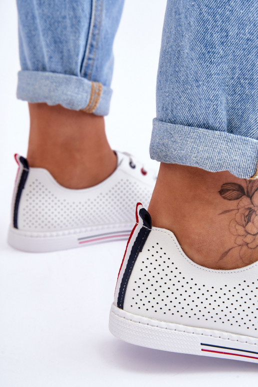 Sapatos de lazer cor branca S.Barski Sapatos de lazer cor branca S.Barski