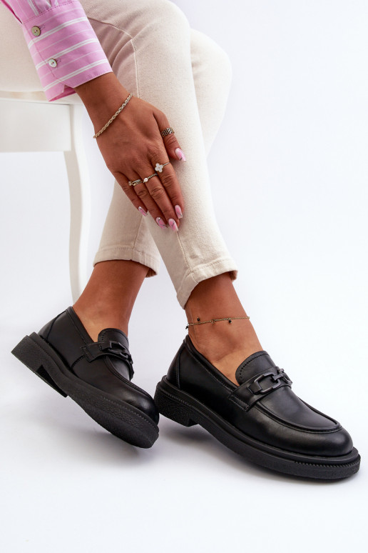 Mocassins femininos em Keelana preto