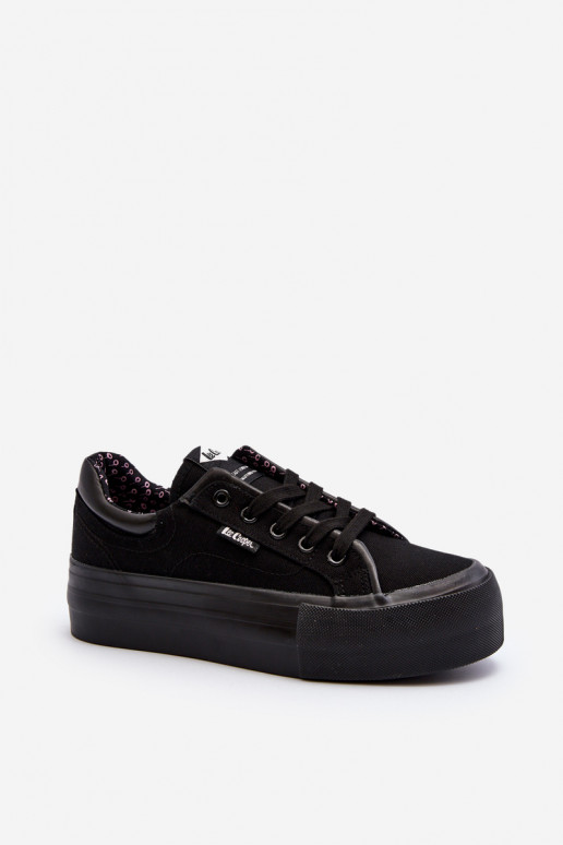 Sapatos de lazer com plataforma Lee Cooper preto
