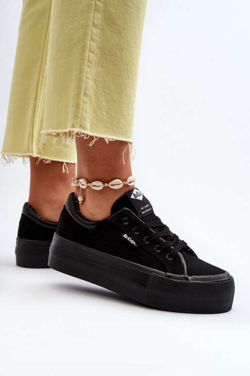 Sapatos de lazer com plataforma Lee Cooper preto