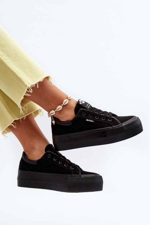 Sapatos de lazer com plataforma Lee Cooper preto