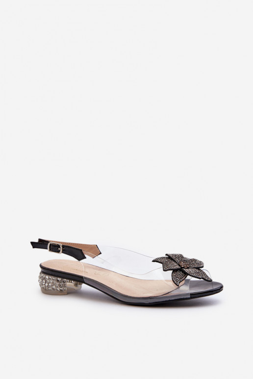 Sandálias Perregimi salto baixo com...