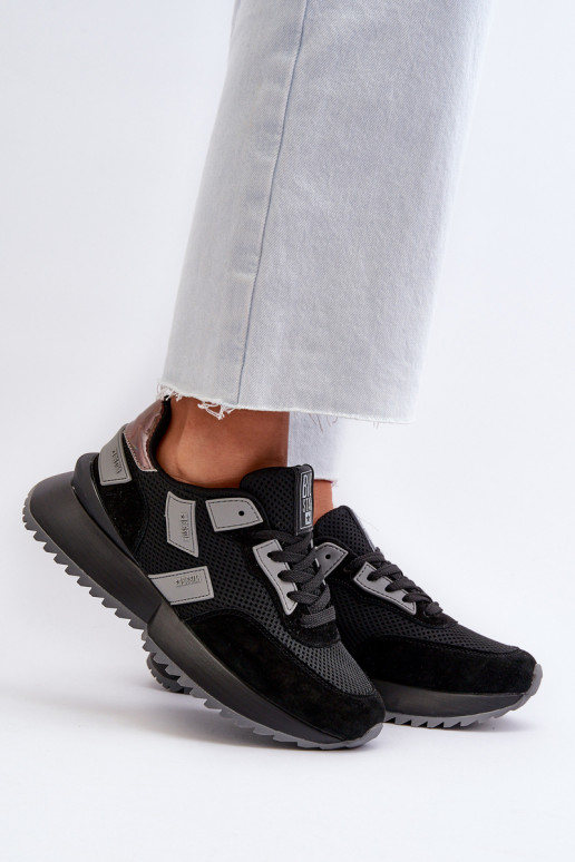 Tênis modelo sapatos Big Star cor preta Tênis modelo sapatos Big Star cor preta