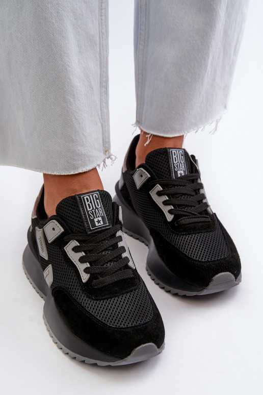 Tênis modelo sapatos Big Star cor preta Tênis modelo sapatos Big Star cor preta