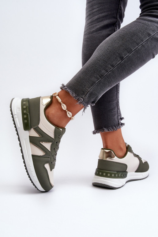 Modelo de tênis sapatos cor verde Kaimans