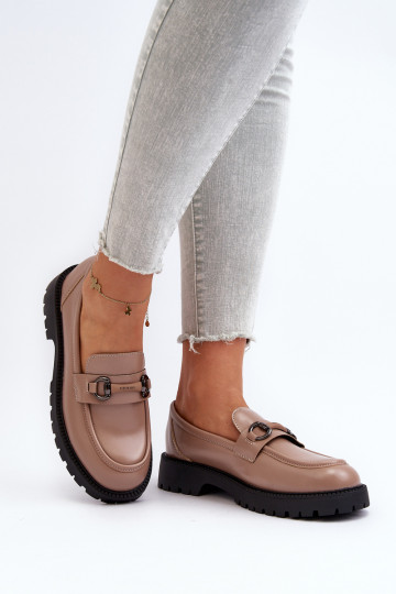 Mocassins bege Ledda
