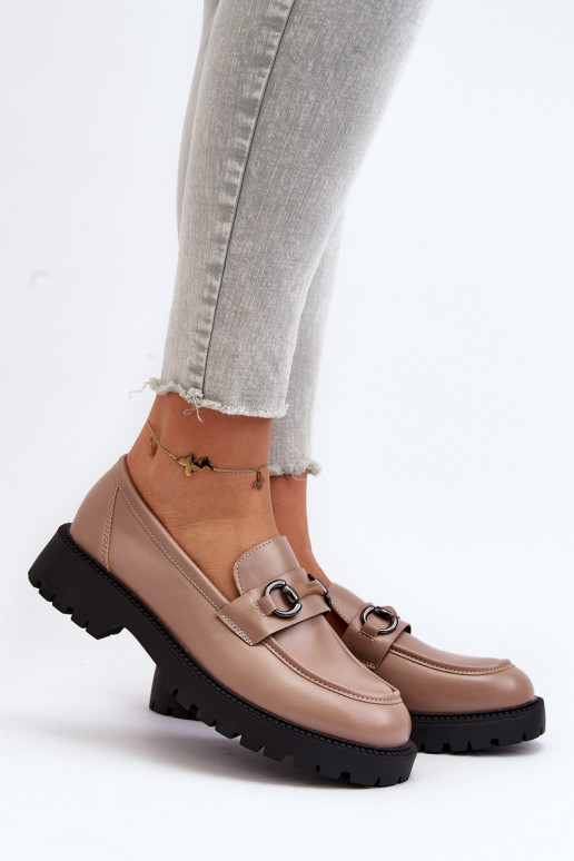 Mocassins bege Ledda