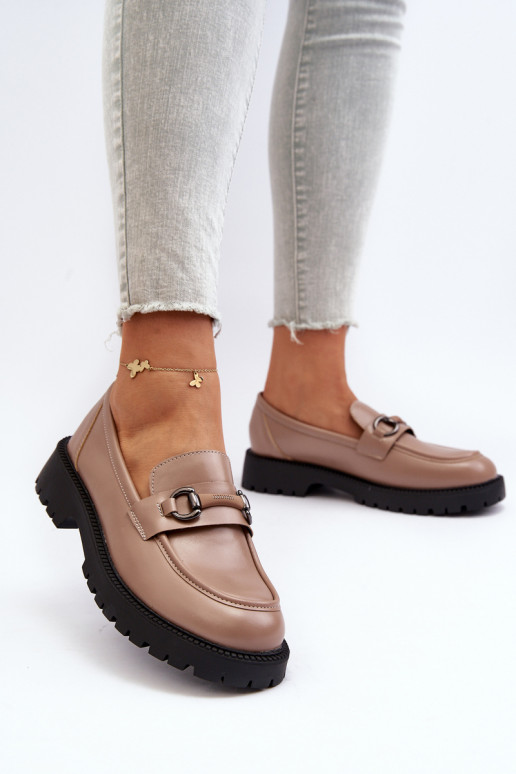 Mocassins bege Ledda