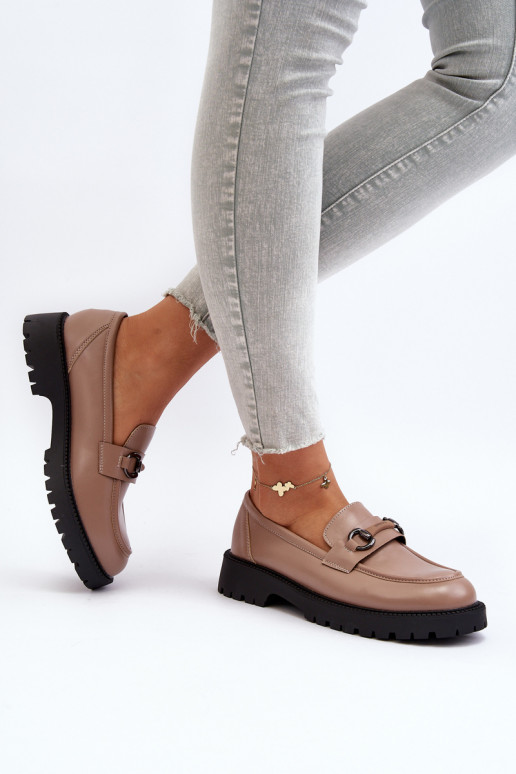 Mocassins bege Ledda