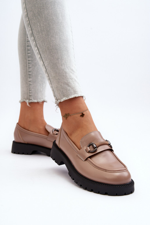 Mocassins bege Ledda