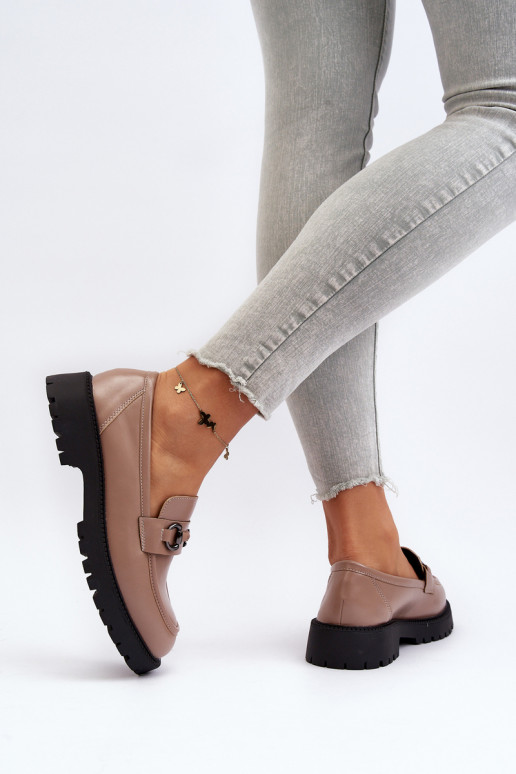 Mocassins bege Ledda
