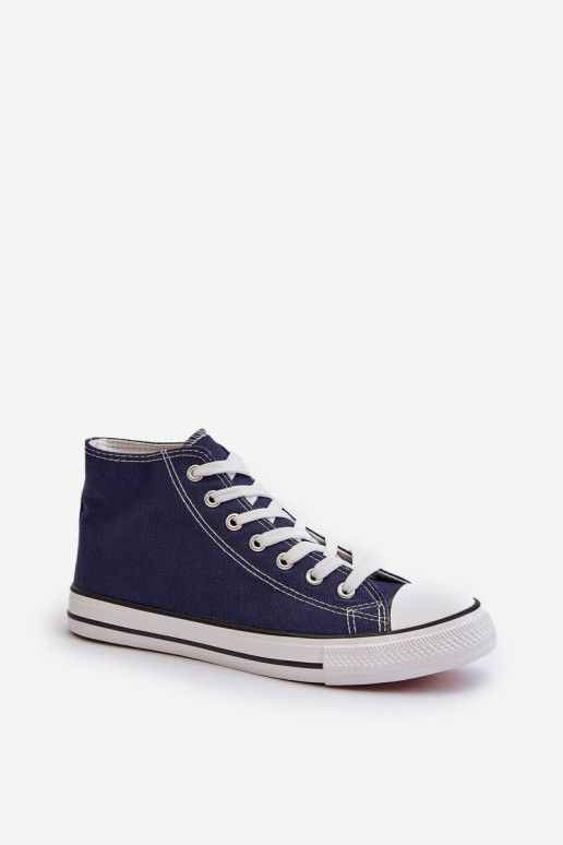 Sapatos de lazer cor azul escuro Socerio