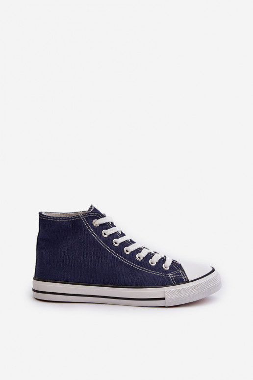 Sapatos de lazer cor azul escuro Socerio