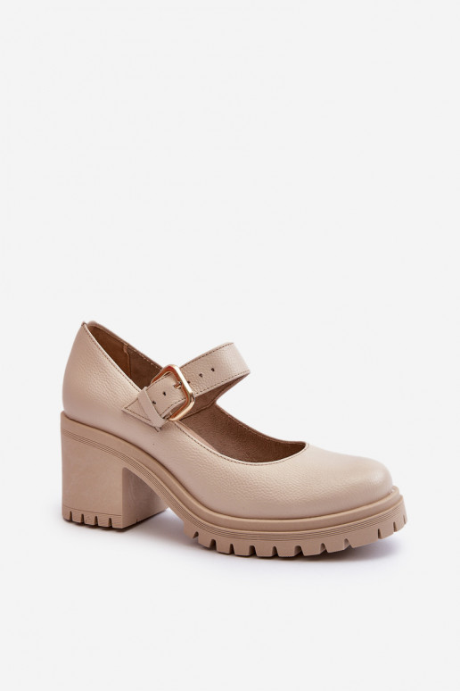 Sapatos Zazoo bege