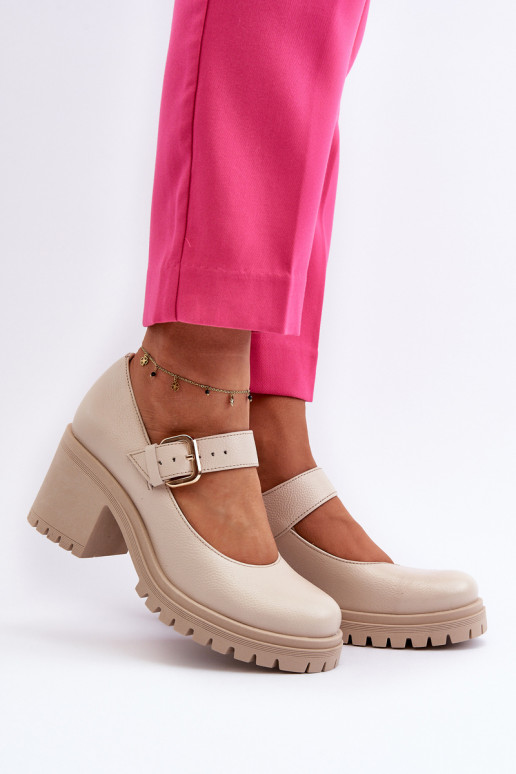 Sapatos Zazoo bege