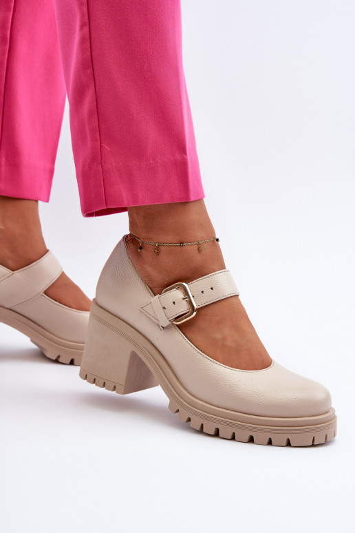 Sapatos Zazoo bege