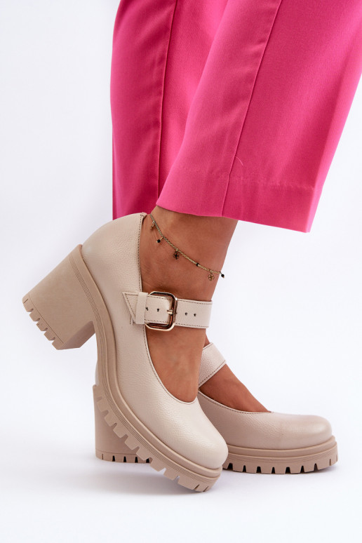 Sapatos Zazoo bege