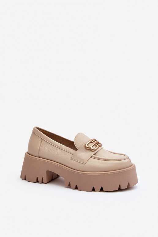 Mocassins Zazoo bege