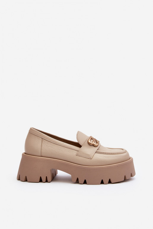 Mocassins Zazoo bege