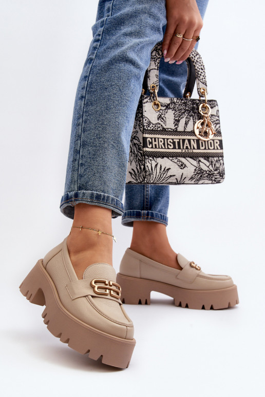 Mocassins Zazoo bege