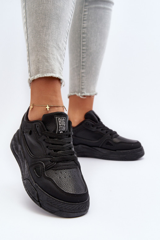 Tênis modelo sapatos Big Star cor preta Tênis modelo sapatos Big Star cor preta