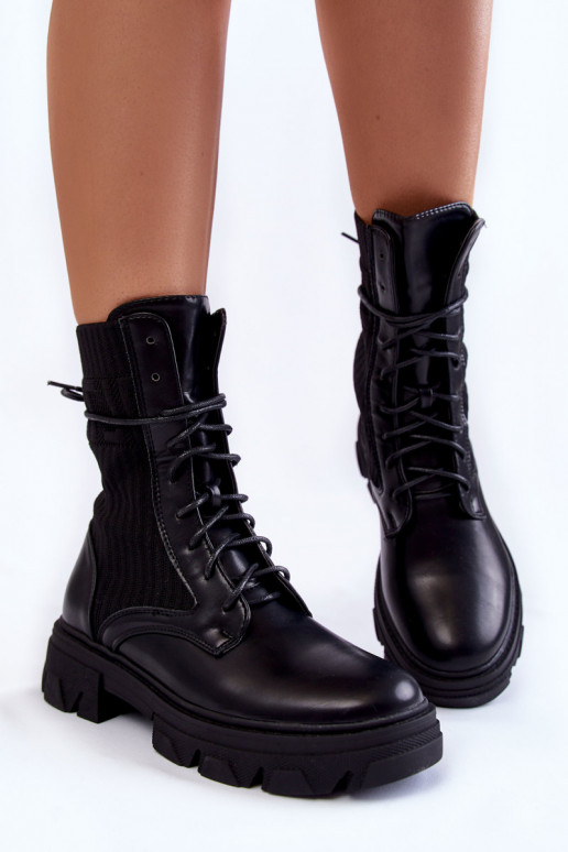 Botas femininas na cor preta Marlissa