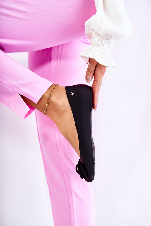 Bailarinas de borracha com fitas na... Bailarinas de borracha com fitas na...