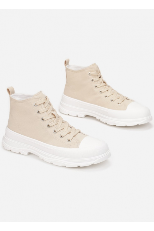 Sapatos de lazer com sola bege Sapatos de lazer com sola bege