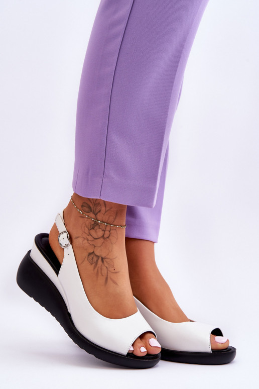 Sandálias brancas Sergio Leone com... Sandálias brancas Sergio Leone com...