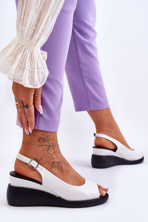 Sandálias brancas Sergio Leone com... Sandálias brancas Sergio Leone com...