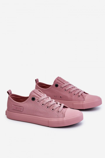 Modelo clássico de tênis com sola plana Big Star cor rosa 2