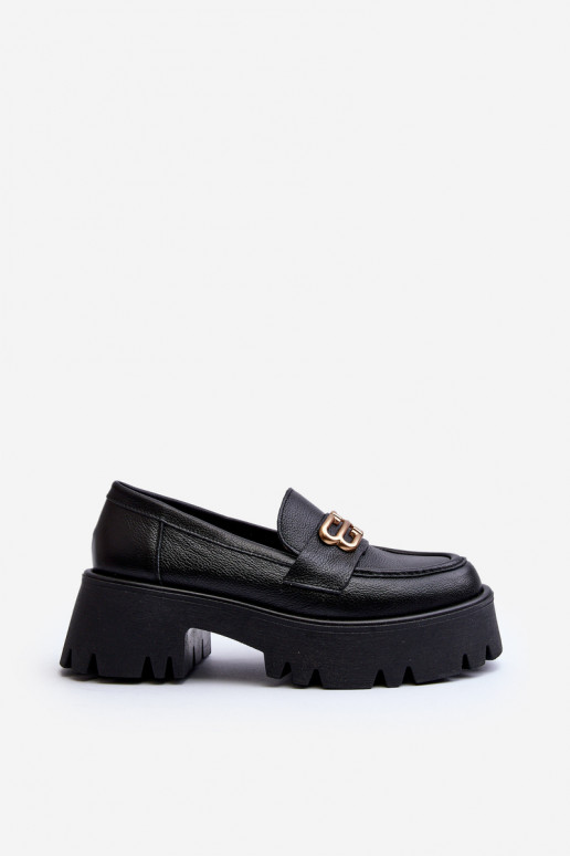 Mocassins Zazoo em preto