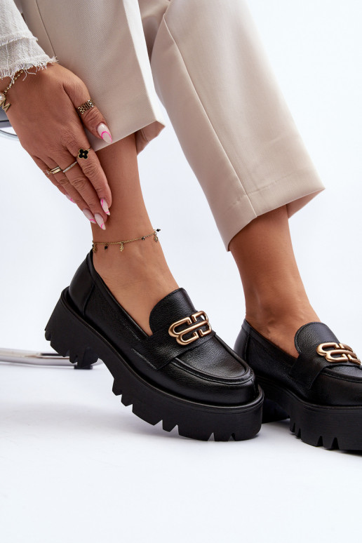 Mocassins Zazoo em preto Mocassins Zazoo em preto