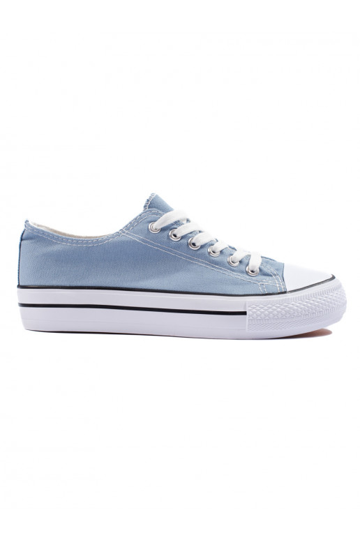Sapatos femininos azuis claros