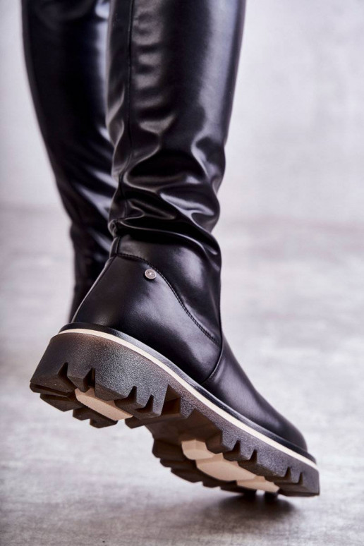 botas acima do joelho GOE KK2N4024 pretas