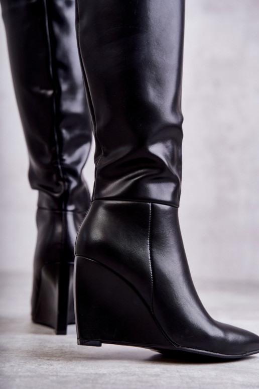 Botas plataforma Arlene pretas