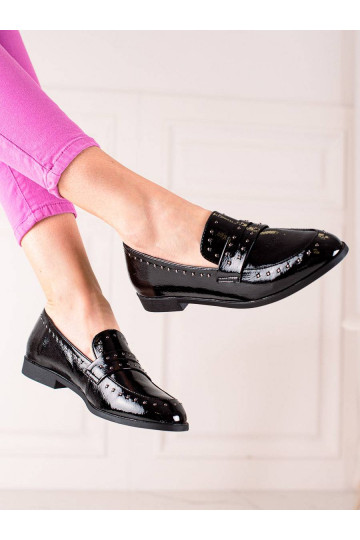 Botins femininos de estilo elegante Shelovet cor preta