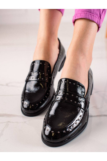 Botins femininos de estilo elegante Shelovet cor preta 2