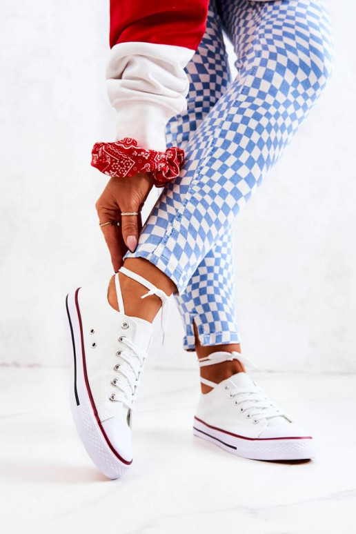 Sapatos de lazer brancos