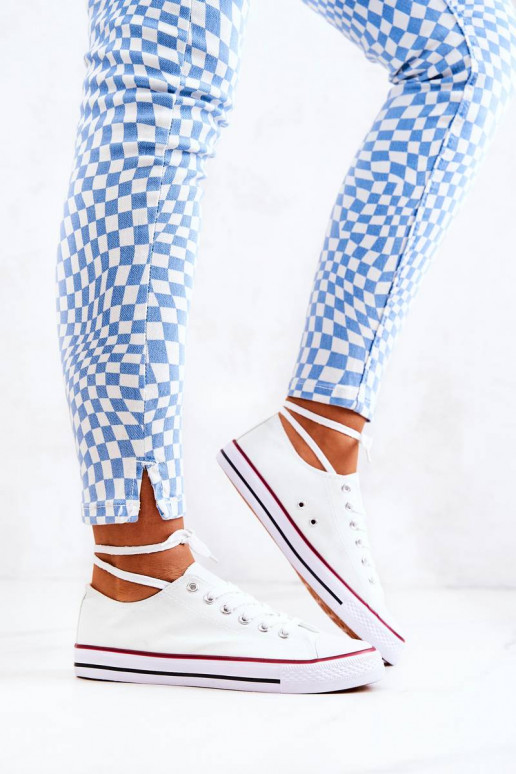 Sapatos de lazer brancos