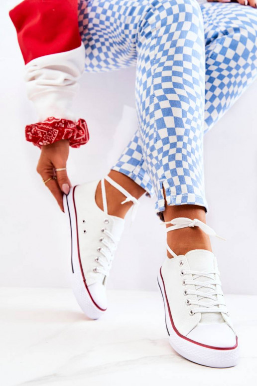 Sapatos de lazer brancos